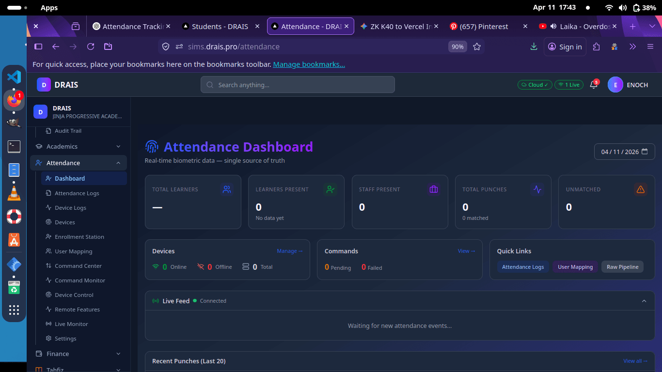 Attendance Dashboard